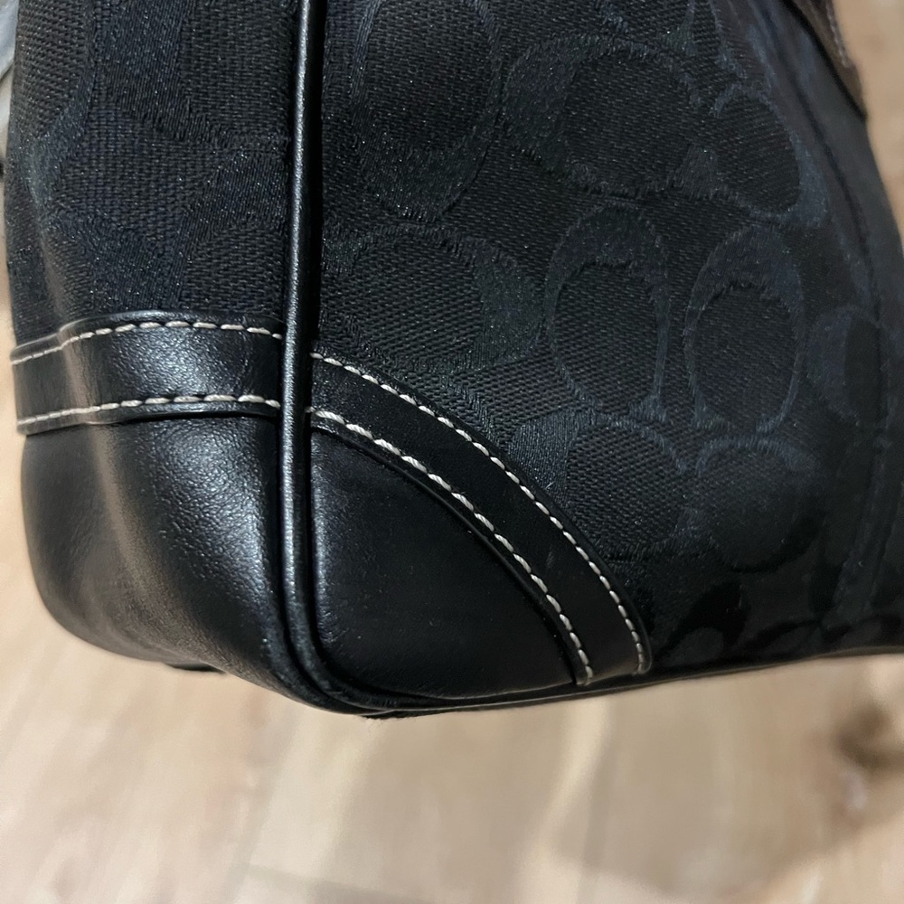 COACH Signature Legacy Tote Black - Picture 8 of 15